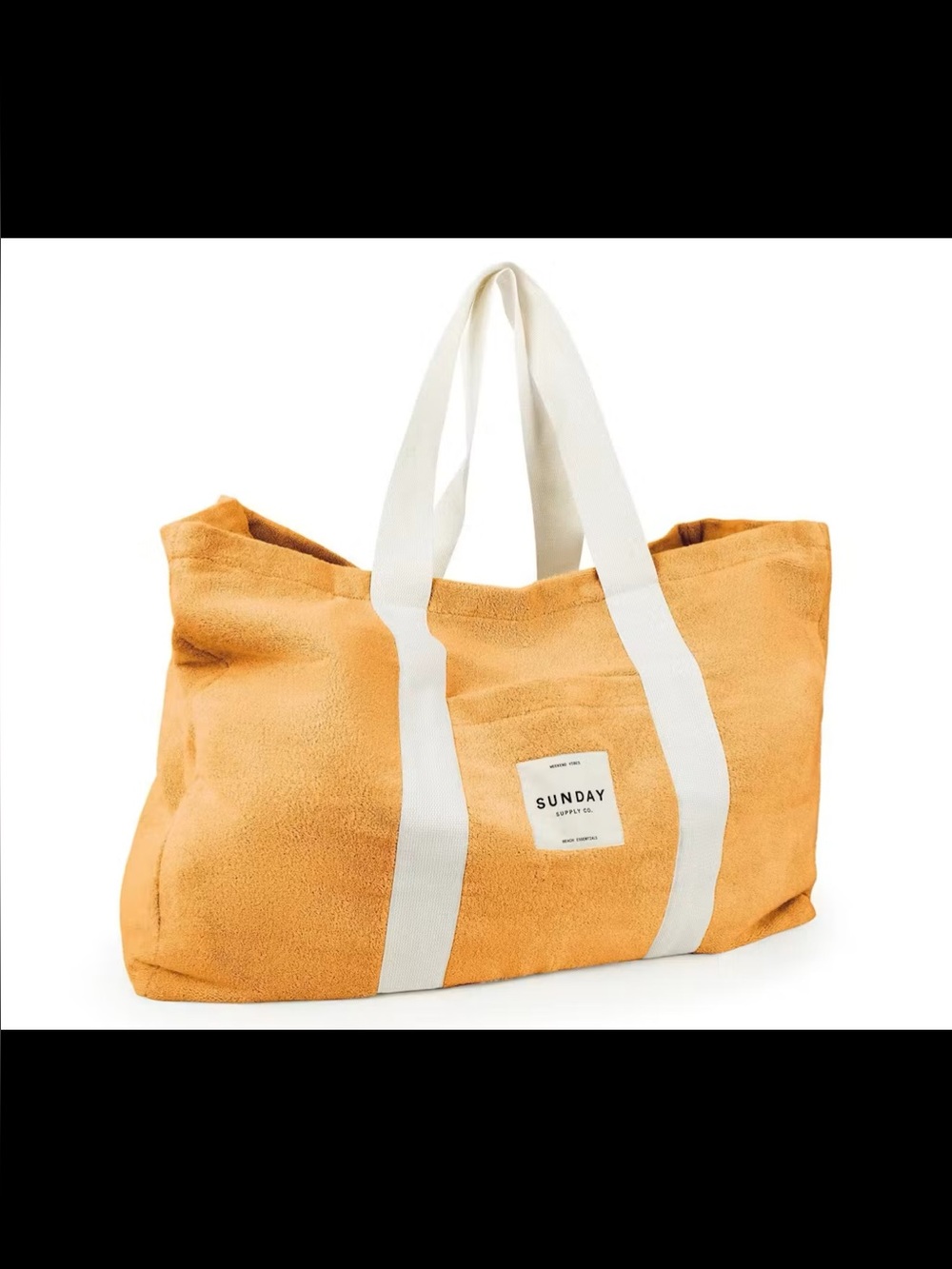Sunday Supply Co Golden Towelling Beach Bag